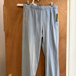 Men's size s Gray/Blue Cotton Fleece Pants NWT size S by All in Motion